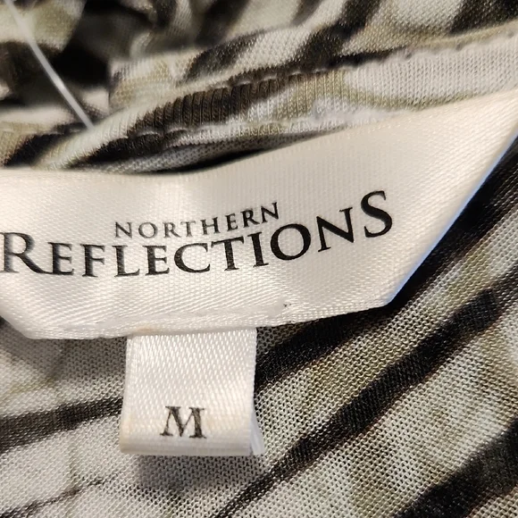 Chic Zebra Pattern Drape Cardigan - Picture 13 of 13